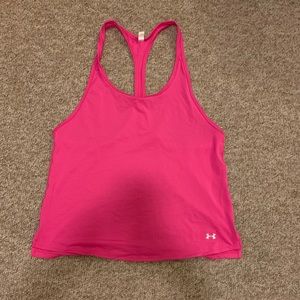 Under Armour loose hot pink tank